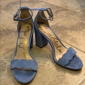 Sam Edelman Odila powder blue block heel sz 6
